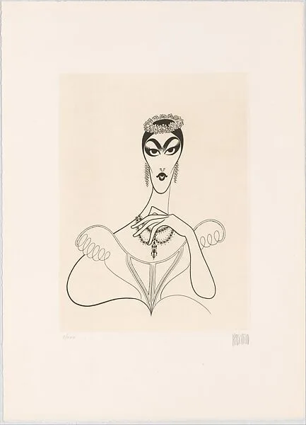 Callas — Al Hirschfeld