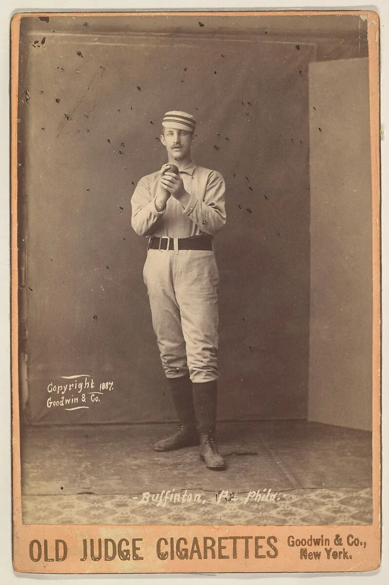 Buffinton, Pitcher, Philadelphia, from the series Old Judge Cigarettes — Goodwin & Company