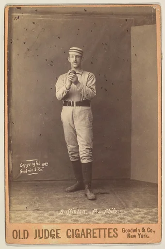 Buffinton, Pitcher, Philadelphia, from the series Old Judge Cigarettes