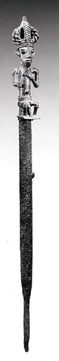 Staff: Seated King (Ogun)