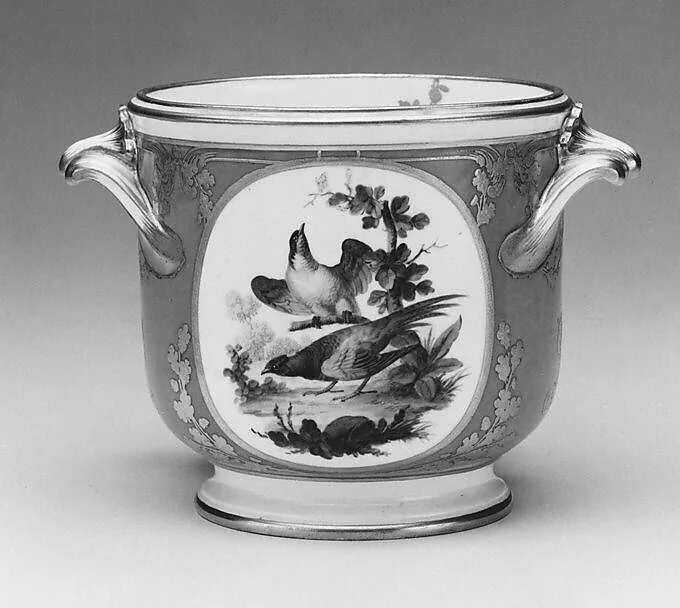 Wine cooler (seau à demi-bouteille) (one of two) (part of a service) — Sèvres Manufactory