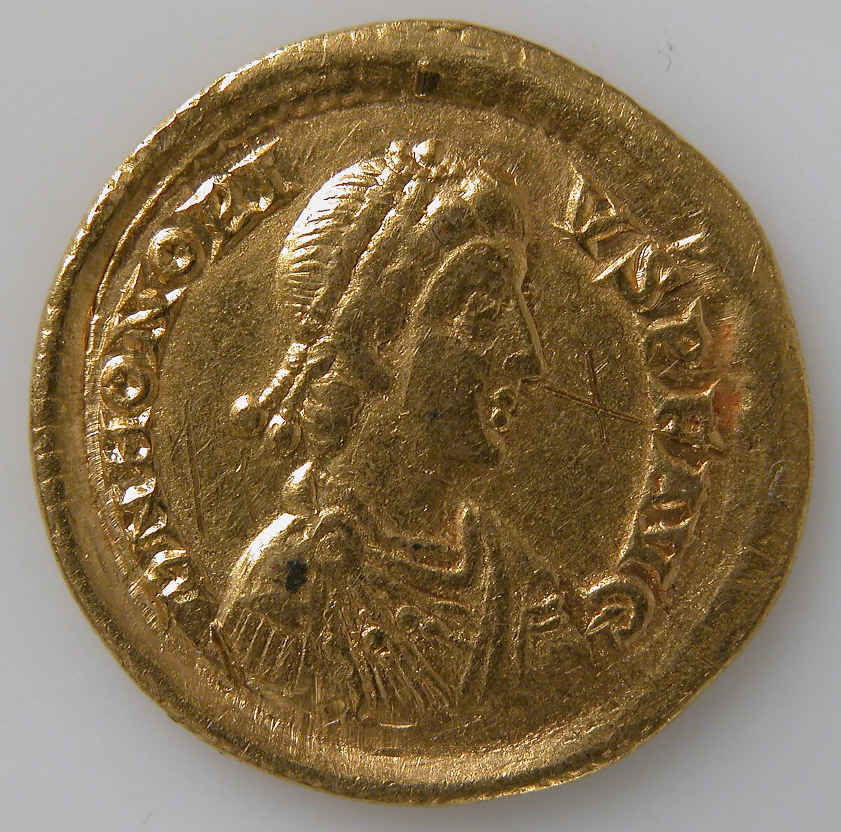 Solidus of Honorius (r. 395–423) — Unknown