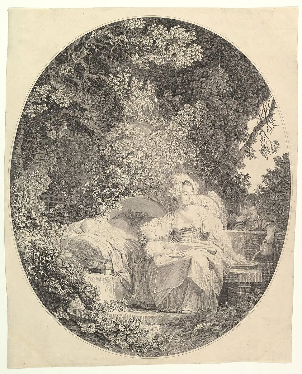 La Bonne Mere — Jean Honoré Fragonard|Nicolas de Launay