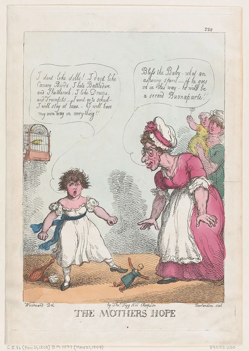 The Mother's Hope — Thomas Rowlandson|George Murgatroyd Woodward