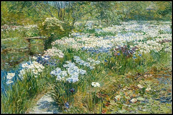 The Water Garden — Childe Hassam