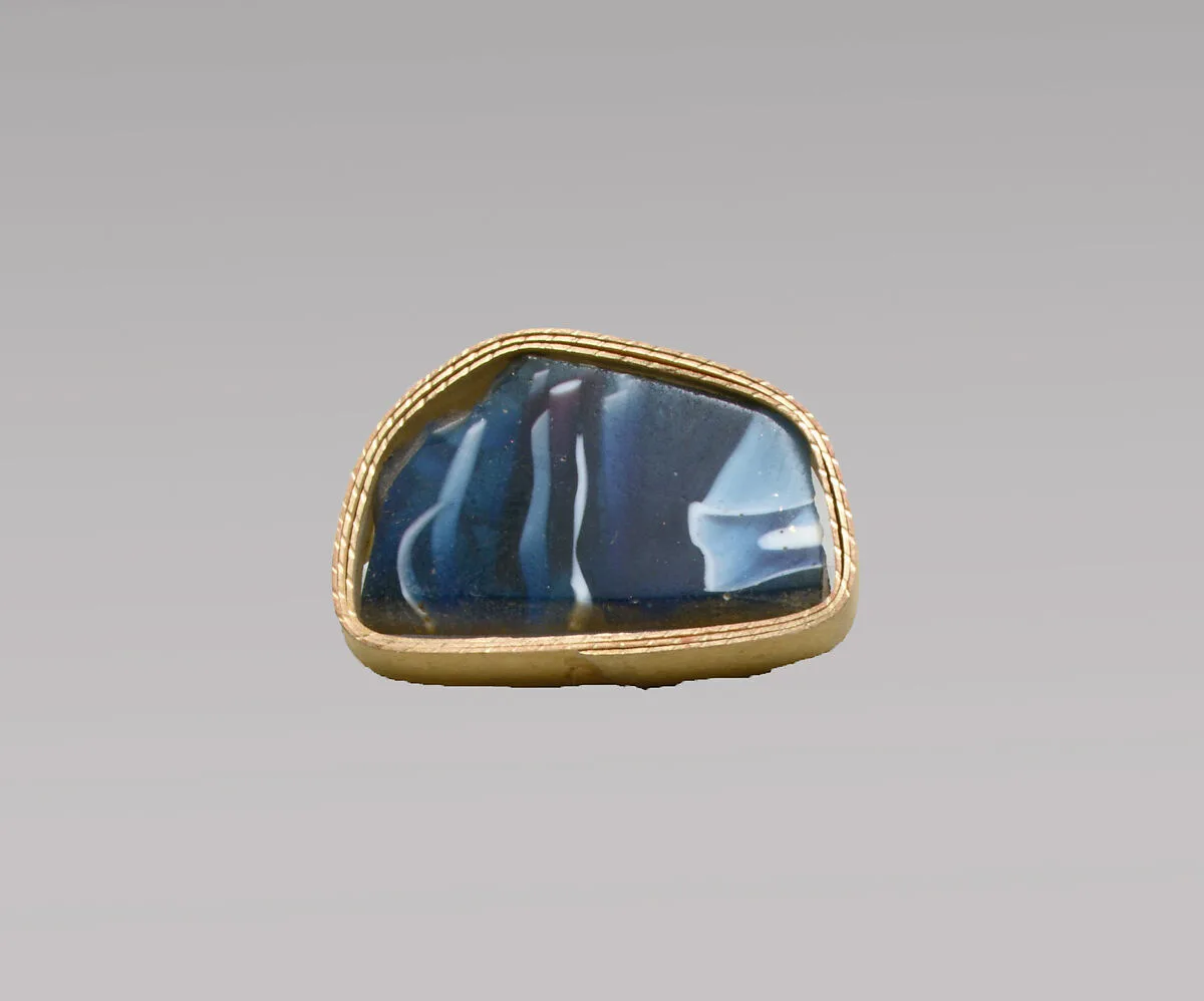 Glass mosaic bowl fragment — Unknown