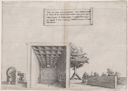 10th Plate, from Trattato delle Piante & Immagini de Sacri Edifizi di Terra Santa (Treatise of the Plans & Images of the Sacred Buildings of the Holy Land)