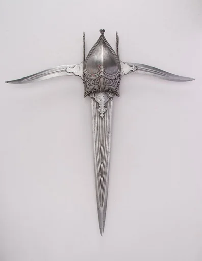 Dagger (Katar) with Two Side Blades (Bichuwa)