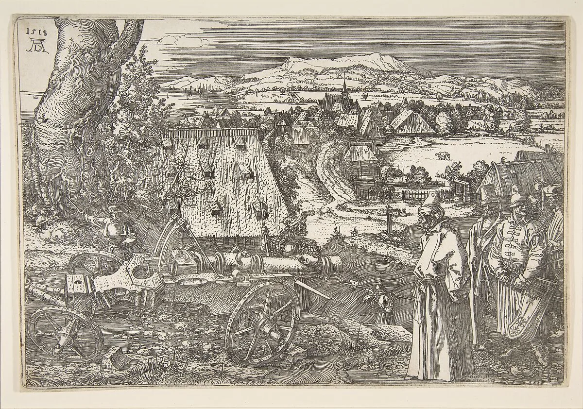 Landscape with a Cannon — Albrecht Dürer