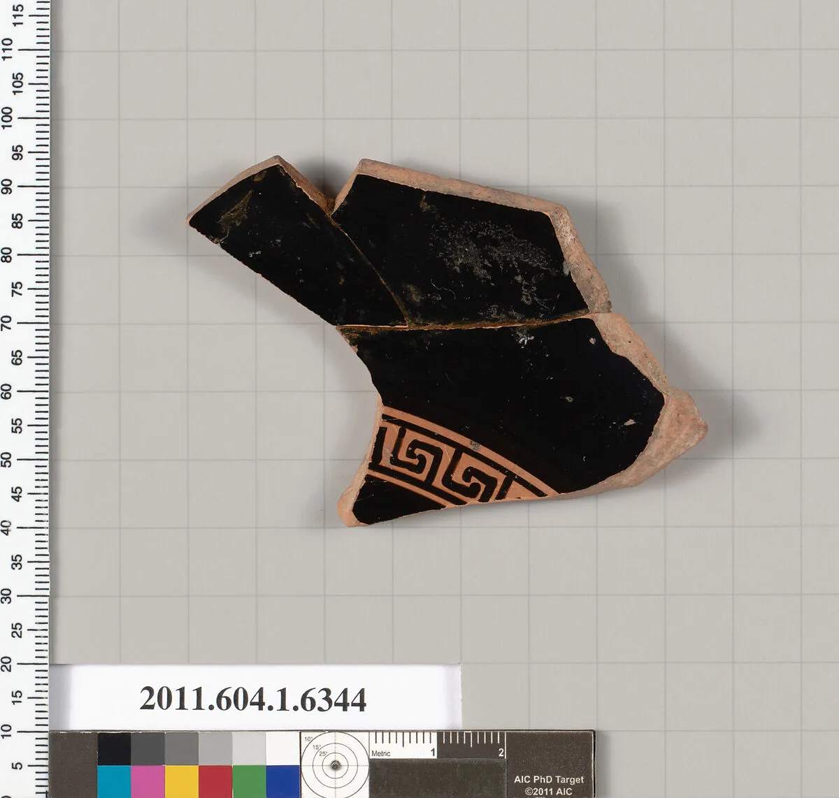 Terracotta fragment of a kylix (drinking cup) — Unknown