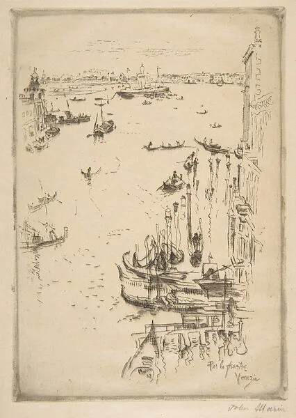 Through The Window, Venice — John Marin