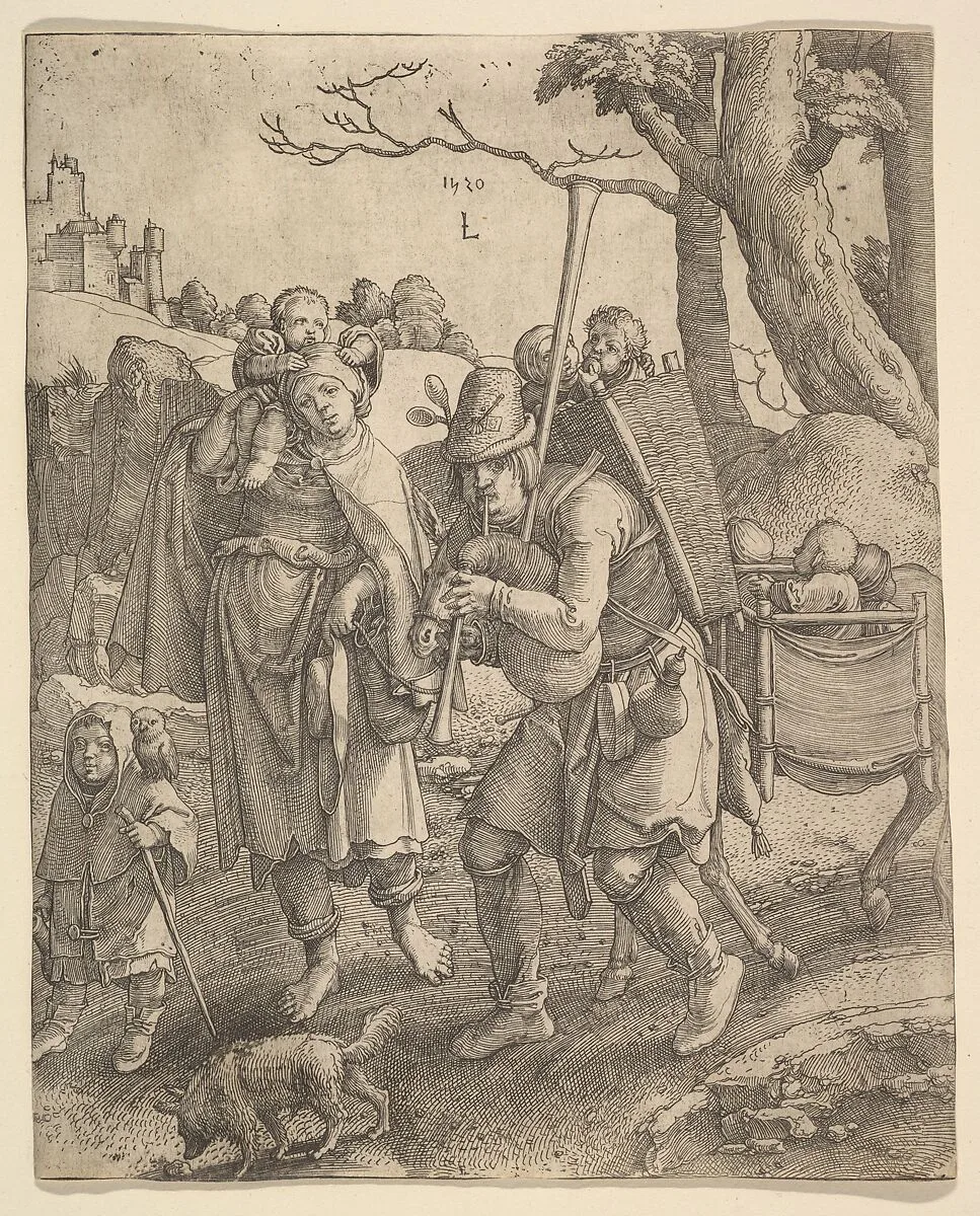 The Beggars (Eulenspiegel) — Lucas van Leyden