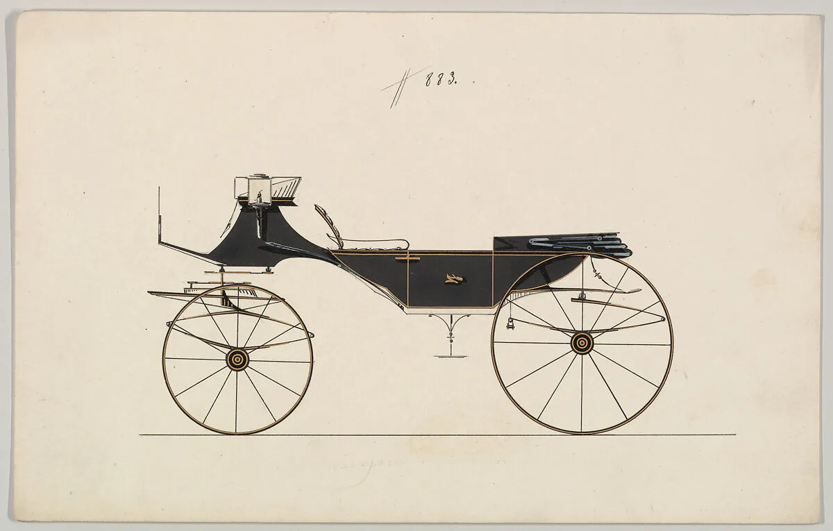 Design for Vis-à-vis, no. 883 — Brewster & Co.