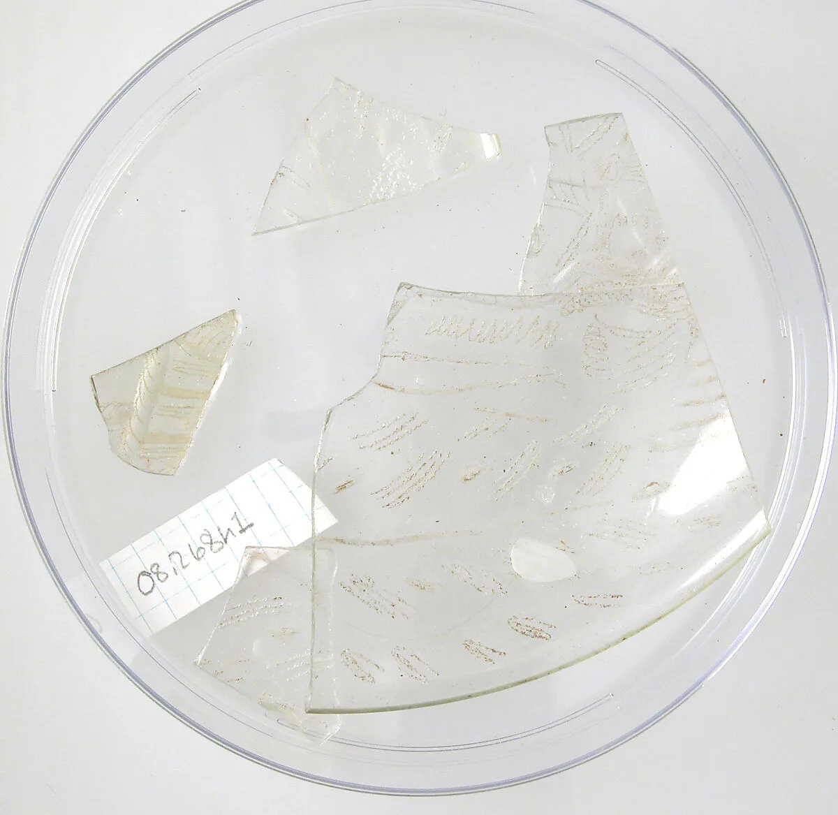 Glass Fragments — Unknown
