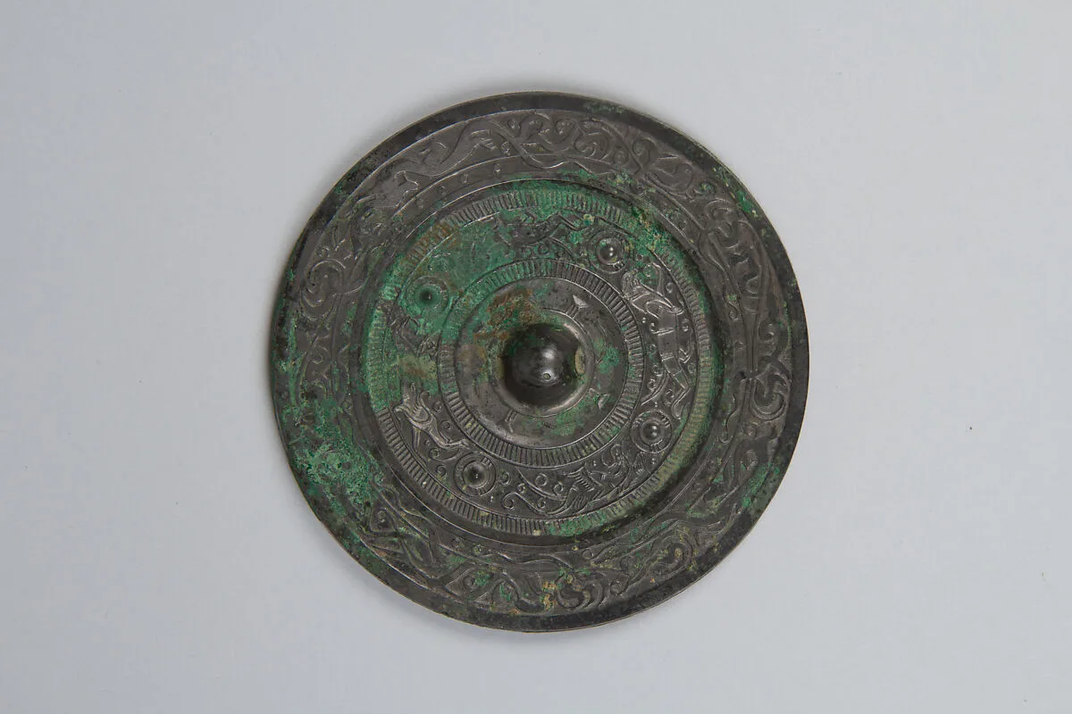 漢 四神紋銅鏡|Mirror with animals of the four directions — Unknown