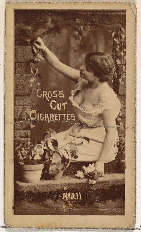 Card Number 211, from the Actors and Actresses series (N145-1) issued by Duke Sons & Co. to promote Cross Cut Cigarettes — W. Duke, Sons & Co.