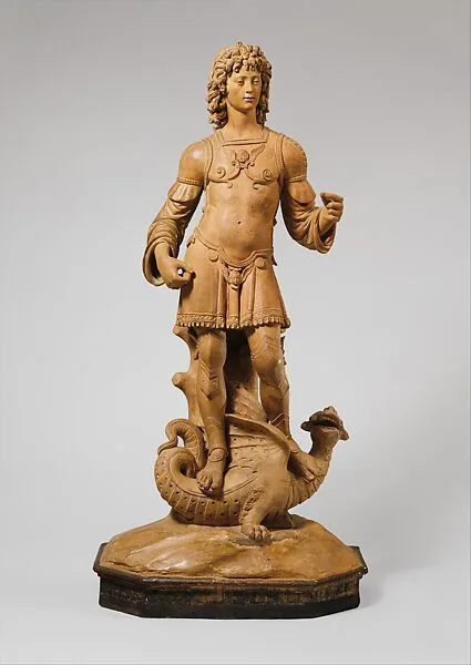 The Archangel Michael — Master of the David and Saint John Statuettes