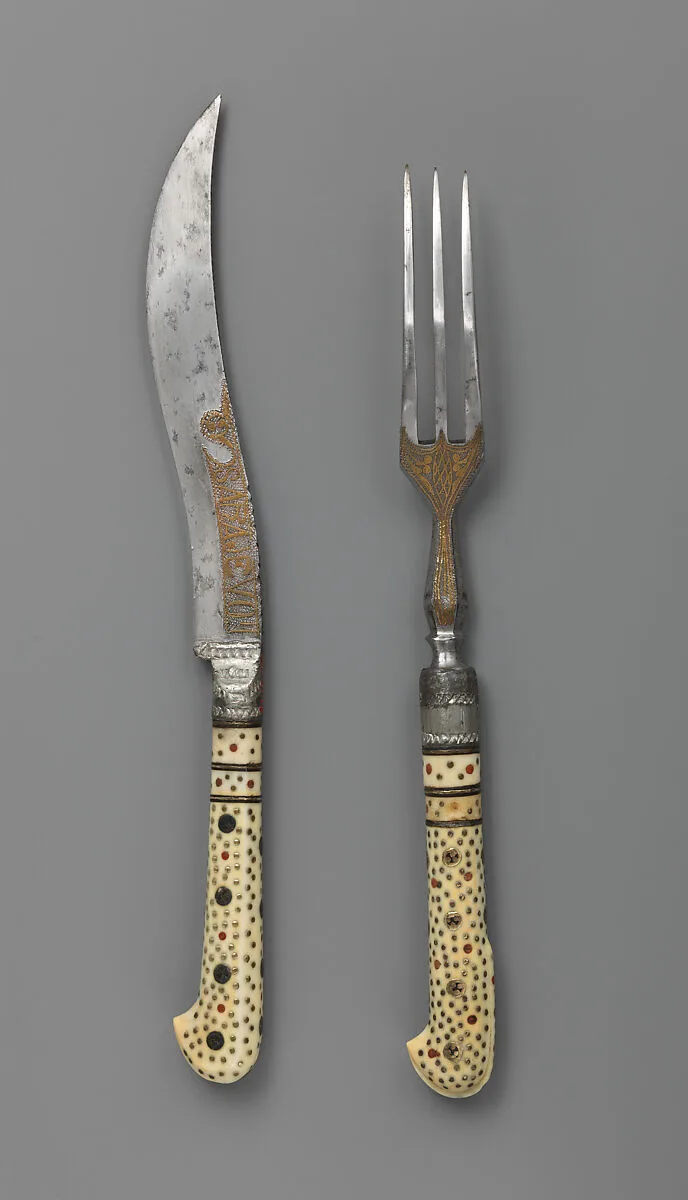 Table knife and fork — Unknown