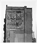 [Side of Building with Painted Sign, Williamsburg, Brooklyn]