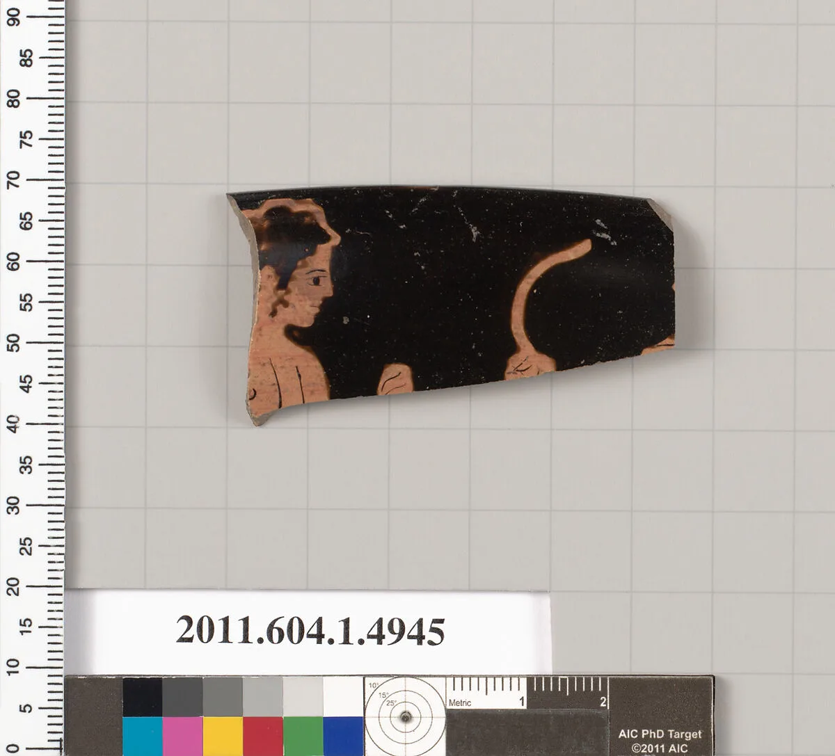 Terracotta rim fragment of a kylix (drinking cup) — Unknown