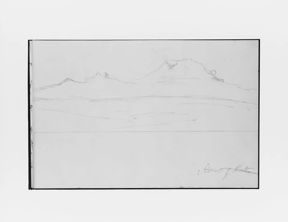 Horn of Haifa (from Sketchbook) — Mary Newbold Sargent