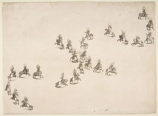 Twenty-four Cavaliers Form a Double S