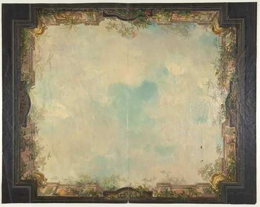 Design for a decorated ceiling in a house on the rue Matignon