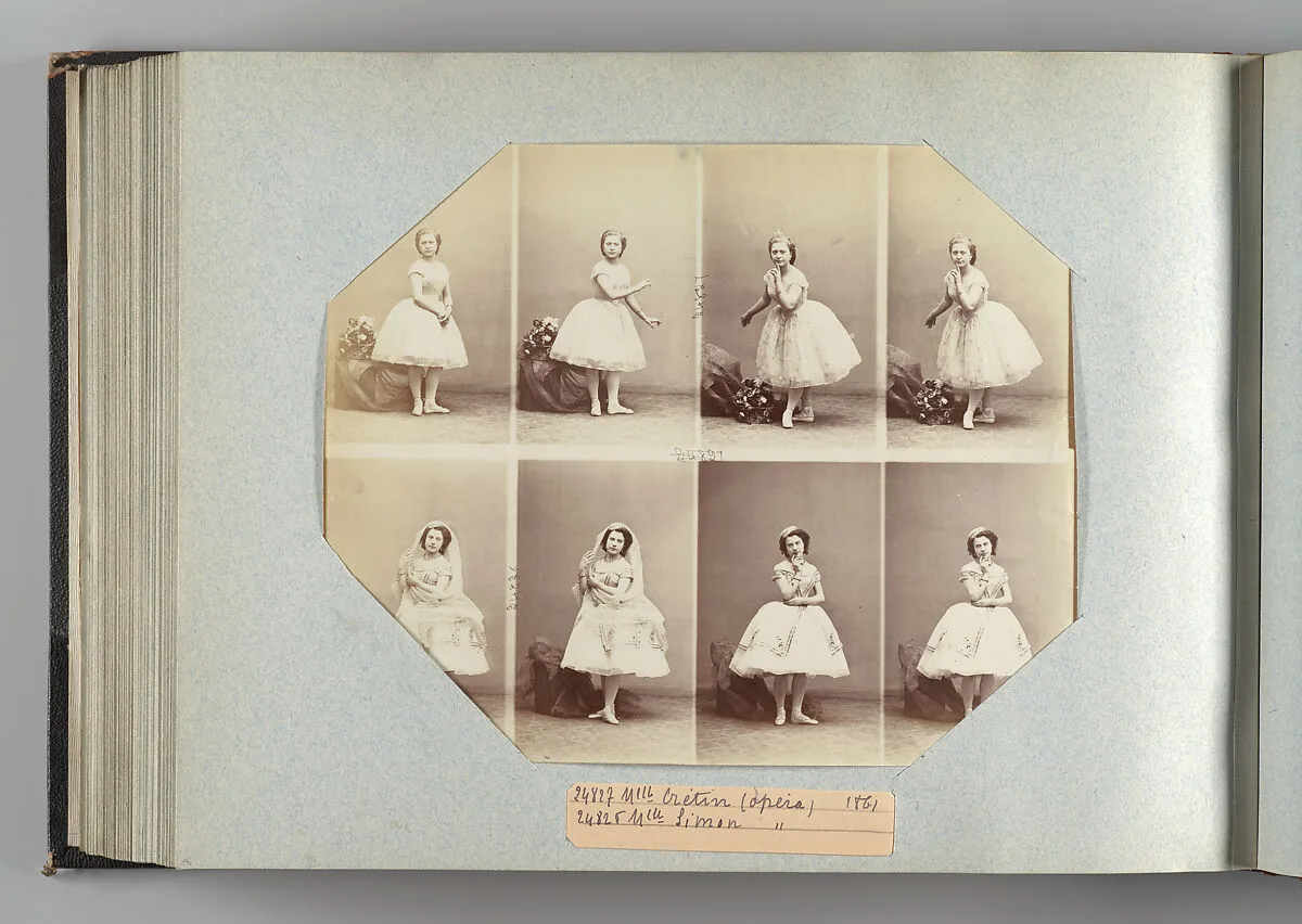 Mlle Crétin; Mlle Simon — André-Adolphe-Eugène Disdéri