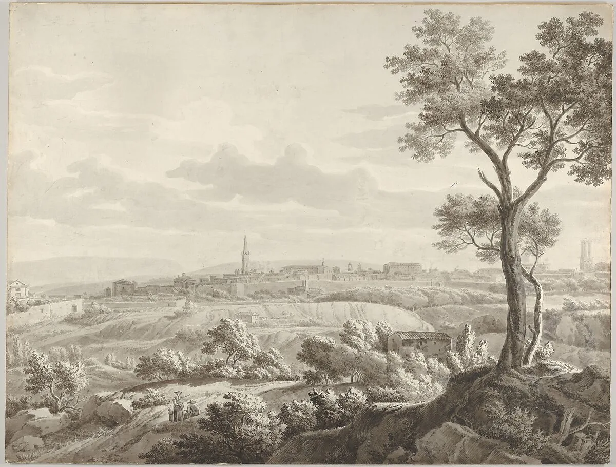 View of Aix-en-Provence — Jean Antoine Constantin, called Constantin d'Aix