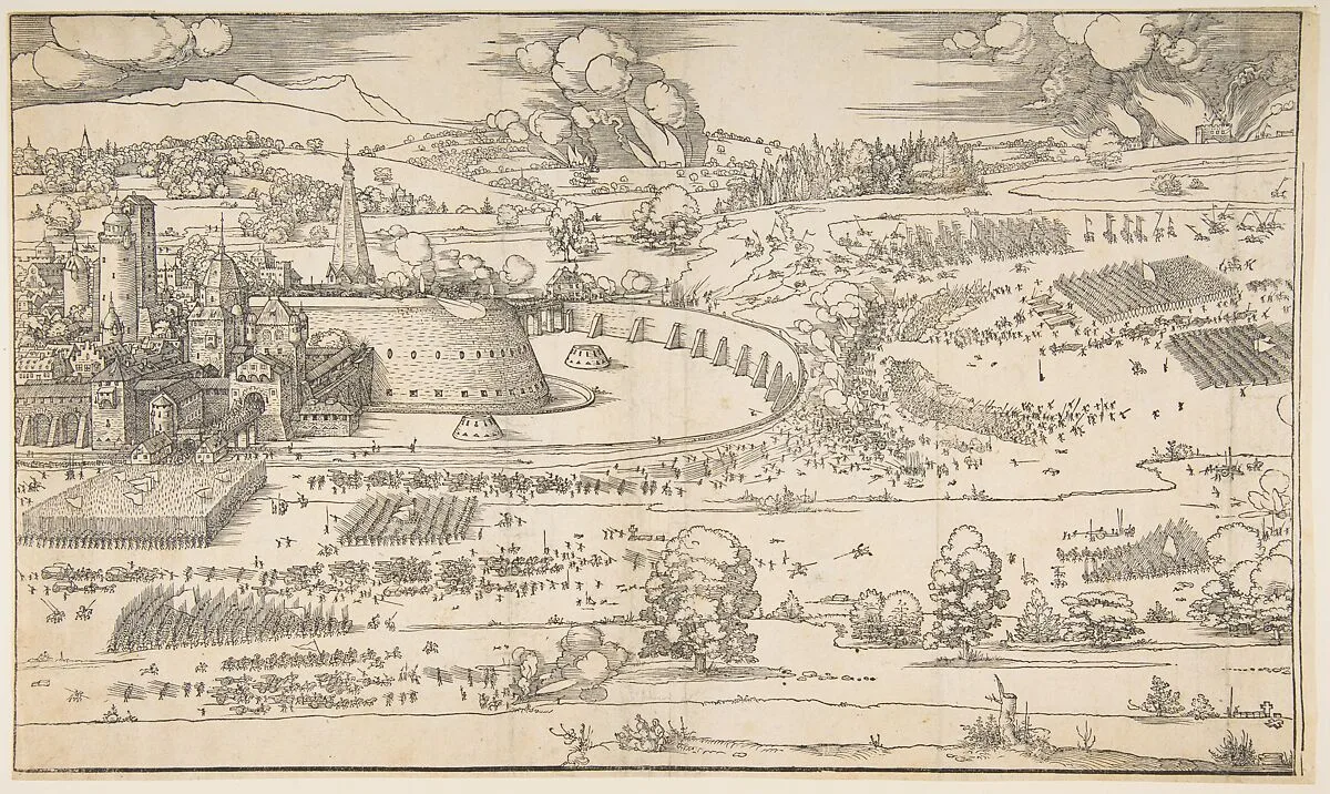 The Siege of a Fortress — Albrecht Dürer