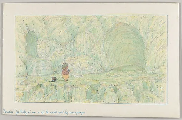 Paradise, Jes' Billy an' me, an all the world great big caves of sugar, a "Wigglemuch" Design — Herbert E. Crowley