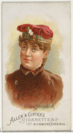 Helen Standish, from World's Beauties, Series 1 (N26) for Allen & Ginter Cigarettes