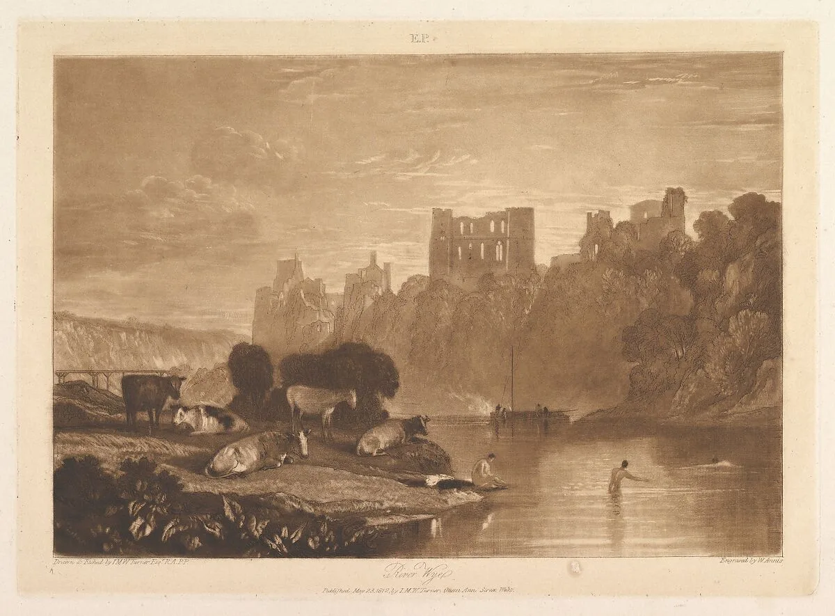 River Wye (Liber Studiorum, part X, plate 48) — Joseph Mallord William Turner|William T. Annis|Joseph Mallord William Turner