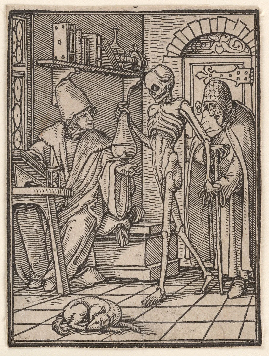 The Doctor (or Physician), from The Dance of Death — Hans Holbein the Younger|Hans Lützelburger