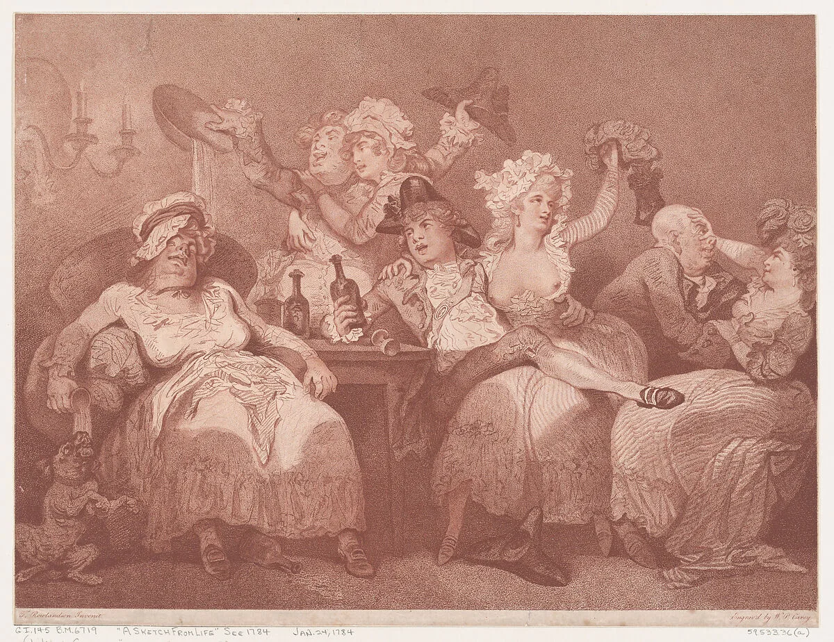 A Sketch from Nature — Thomas Rowlandson|William Paulet Carey|John Raphael Smith