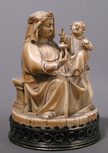 Virgin and Child with an Apple and a Rose