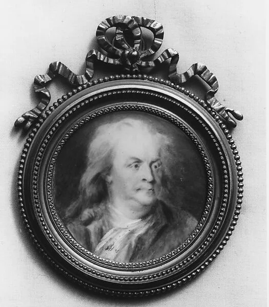 Plaque Portrait of Benjamin Franklin — Jacques Thouron