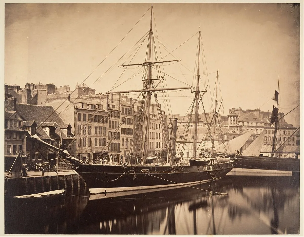 La Reine Hortense - Yacht de l'empereur, Havre — Gustave Le Gray