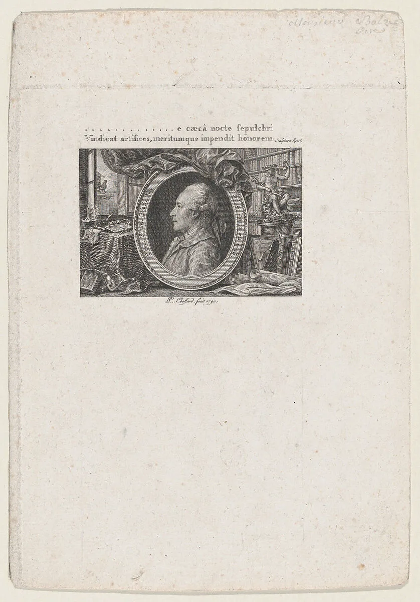 Portrait of Pierre François Basan (1723–1797) — Pierre Philippe Choffard
