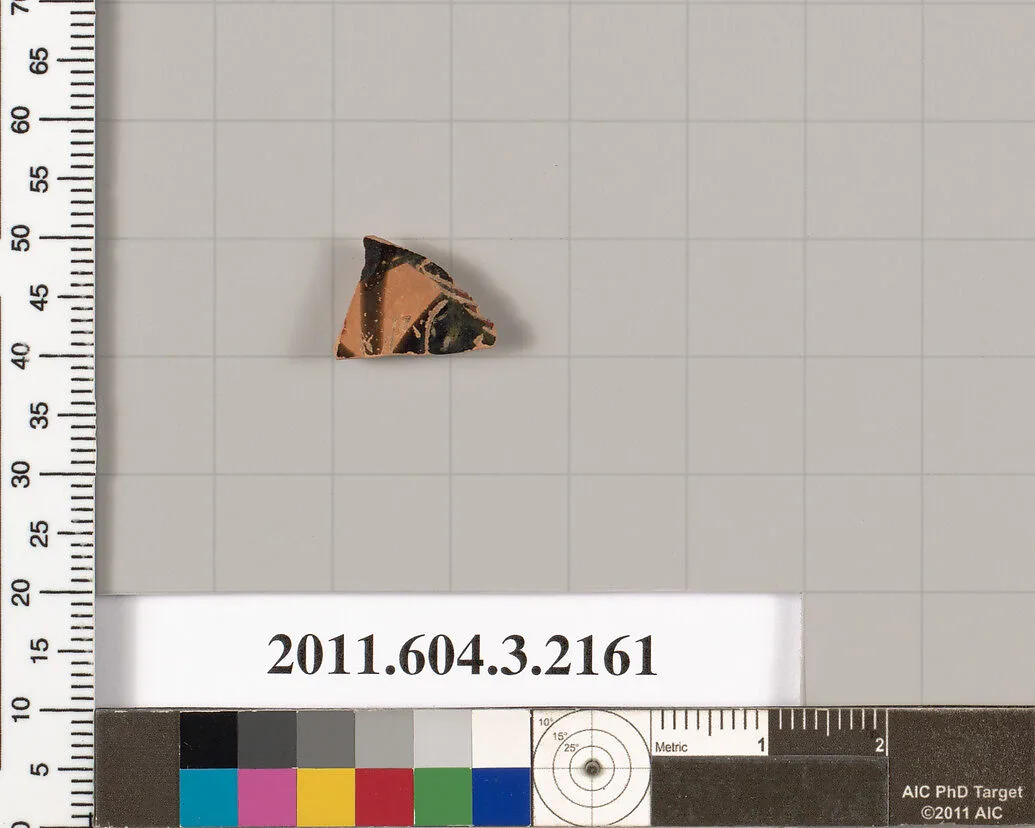 Terracotta fragment of a kylix (drinking cup) — Unknown