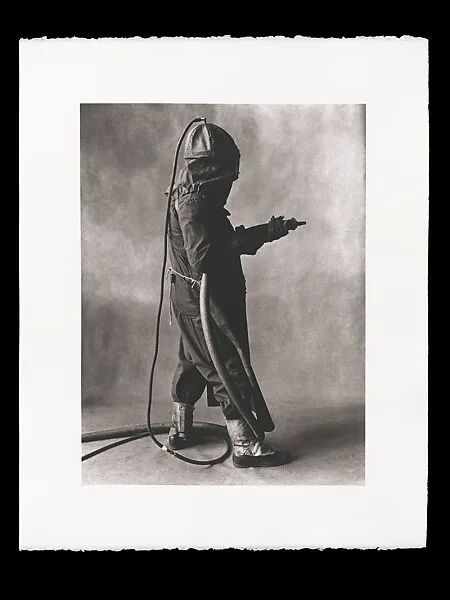 Sandblaster, New York — Irving Penn