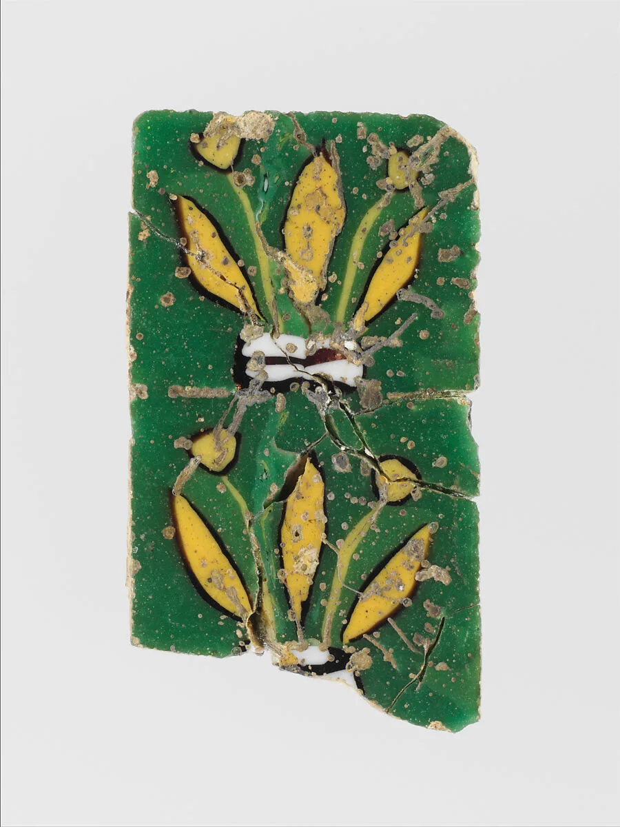 Glass mosaic inlay — Unknown