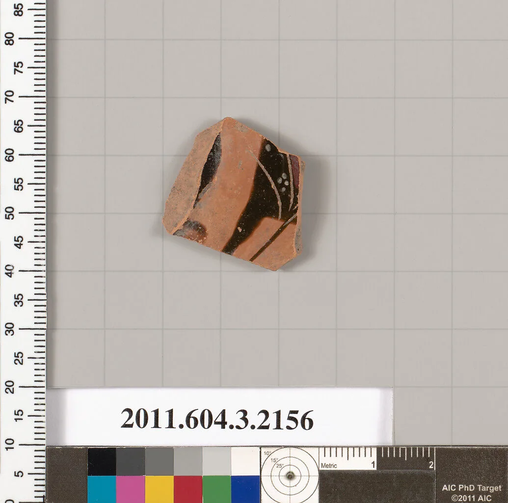 Terracotta fragment of a kylix (drinking cup) — Unknown