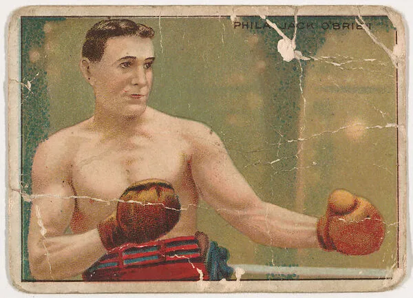 Jack O'Brien, from the Champion Pugilists series (T219), issued by Mecca and Hassan Cigarettes — Mecca Cigarettes|Hassan Cigarettes