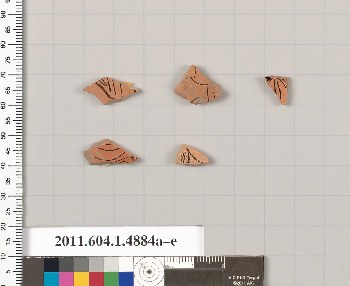 Terracotta fragments of kylikes (drinking cups) — Unknown