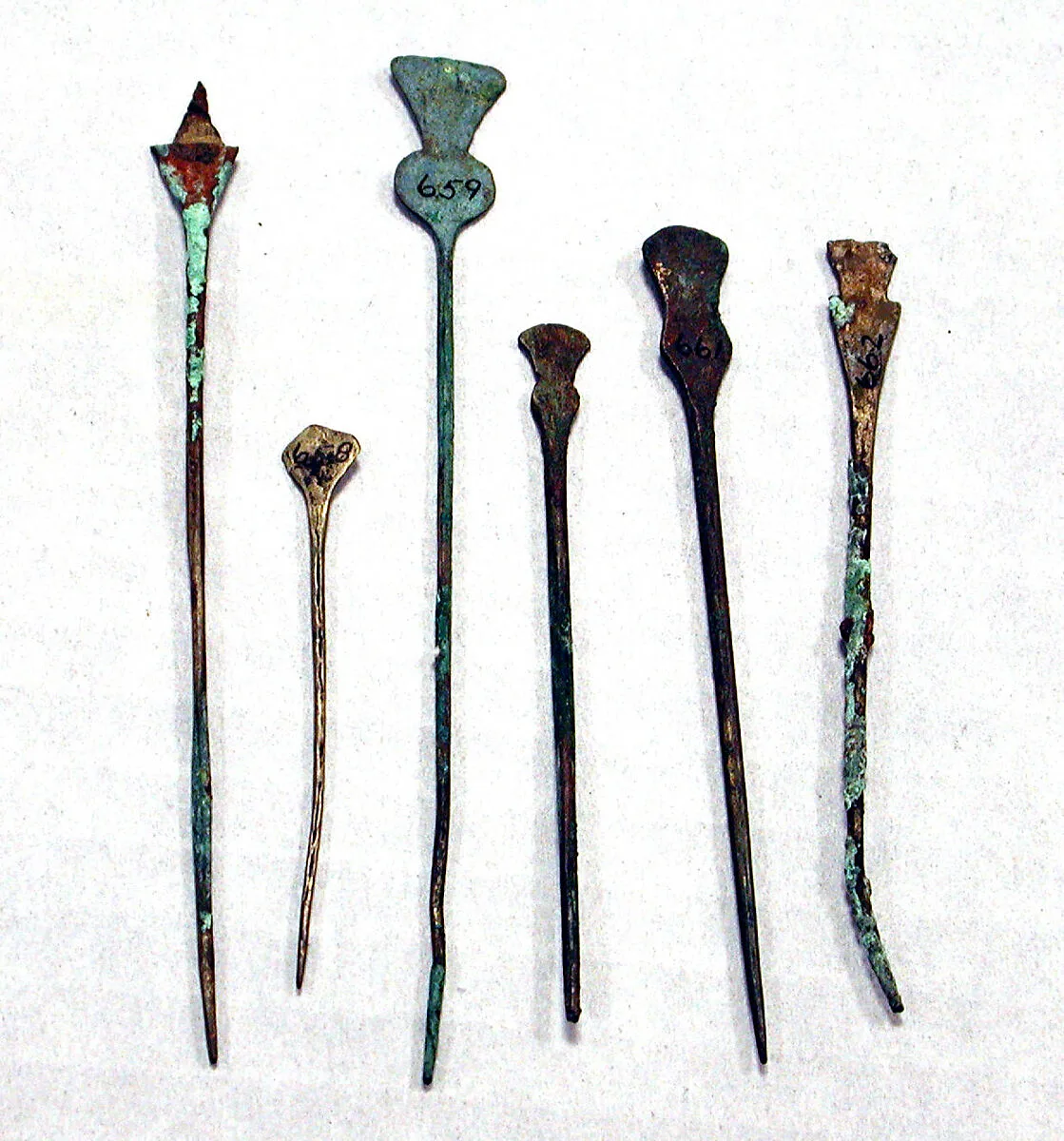 Hammered Silver Pin (tupu) — Unknown