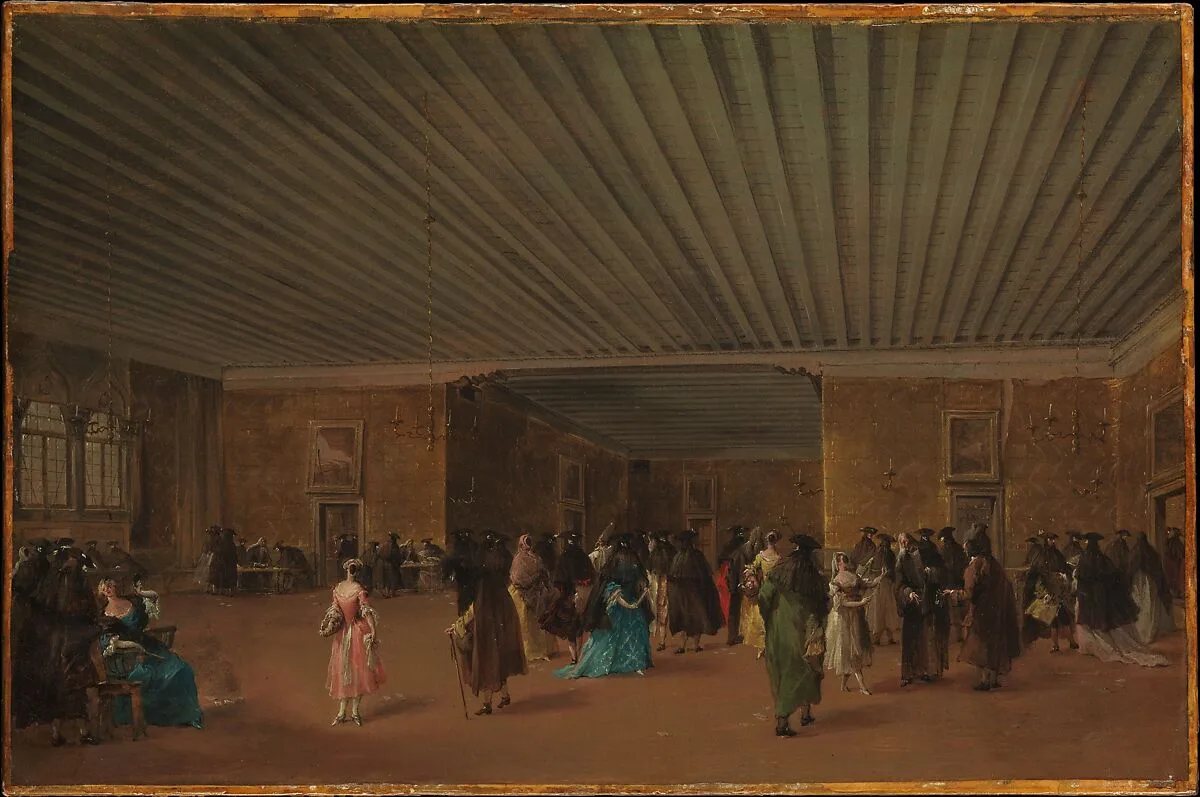The Ridotto Pubblico at Palazzo Dandolo — Francesco Guardi
