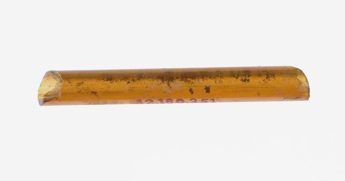 Rod of Opaque Yellow Glass — Unknown