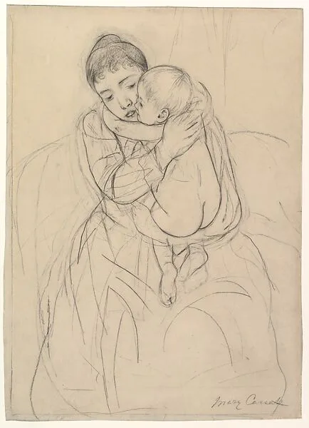 Maternal Caress — Mary Cassatt