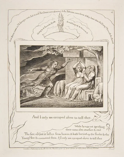 The Messengers tell Job of his Misfortunes